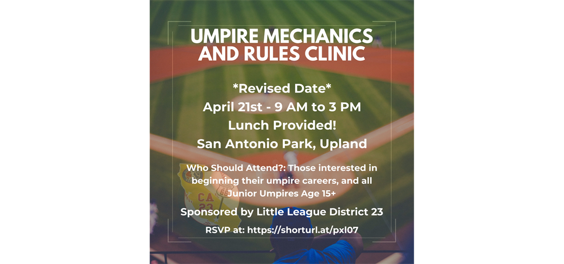 Umpire and Rules Clinic